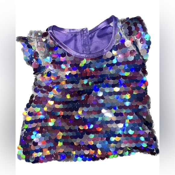 Build A Bear WorkshopFairy Dress With Sequins Rainbow Colors RARE HTF EUC BABW